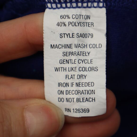 Basic House Skirt Womens M Blue Straight Pencil Knit Solid Elastic Waist Pull On - Picture 5 of 14